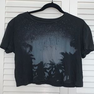 All Saints Far From Here Cropped Tee